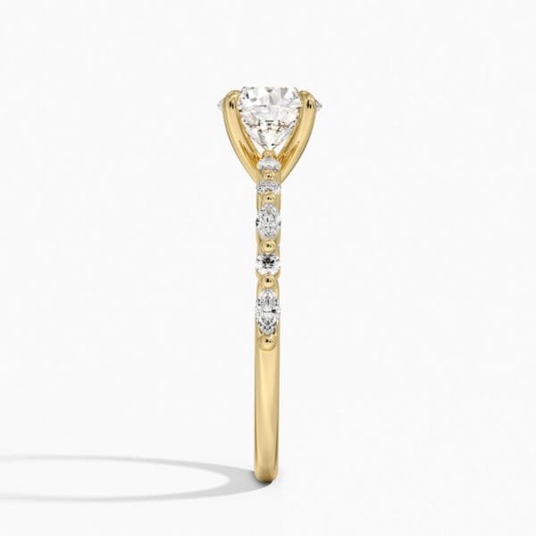 1.0 ct vvs moissanite custom Engagement Ring - Image 3