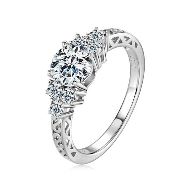 1.0 Carat Moissanite Eternal Engagement Ring - Image 3