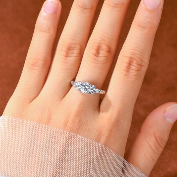 1.0 Carat Moissanite Eternal Engagement Ring - Image 2