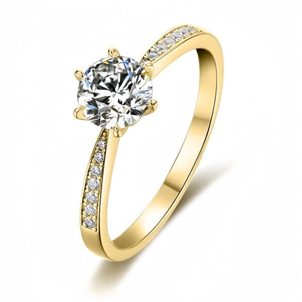 1.0 carat VVS Moissanite Ring - Image 5