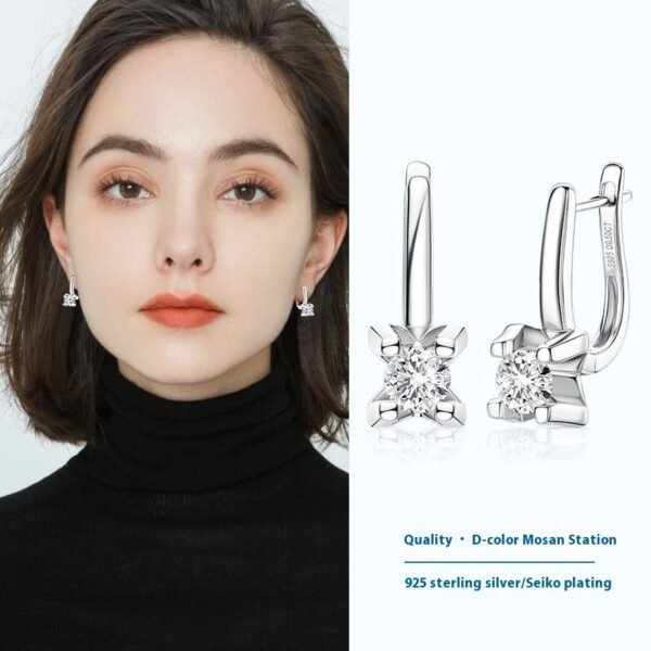 Fashion Moissanite Earring - Image 3