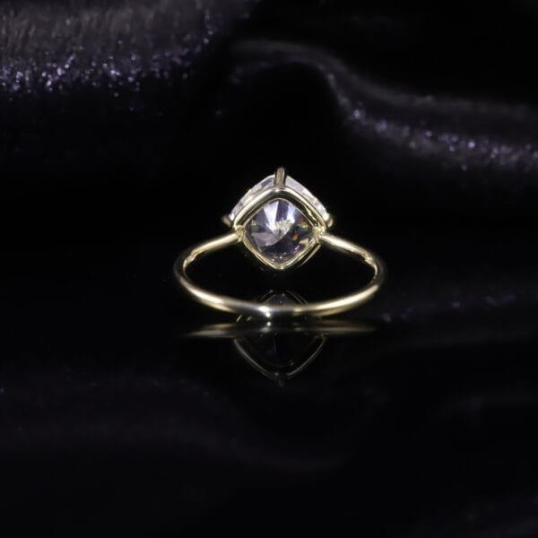 2 carat ice cut diamond Engagement Ring - Image 2