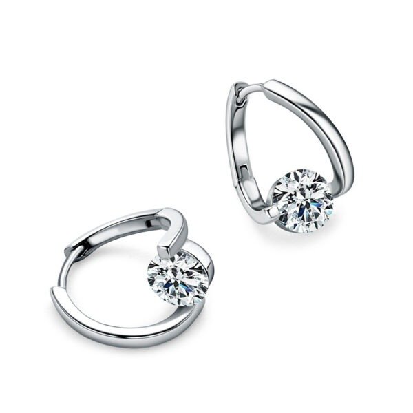 Germanium Drainage Moissanite Drop Earring
