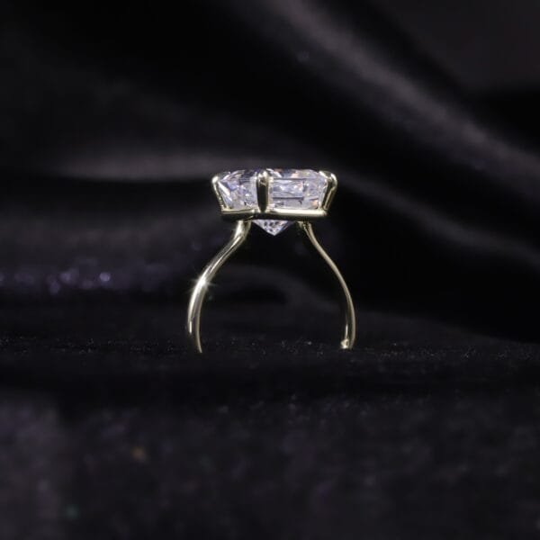 2 carat ice cut diamond Engagement Ring - Image 4