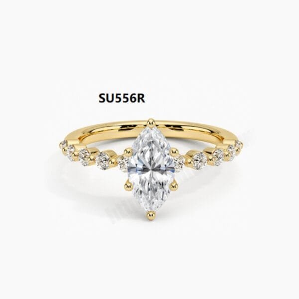 1.0 ct vvs moissanite custom Engagement Ring - Image 6
