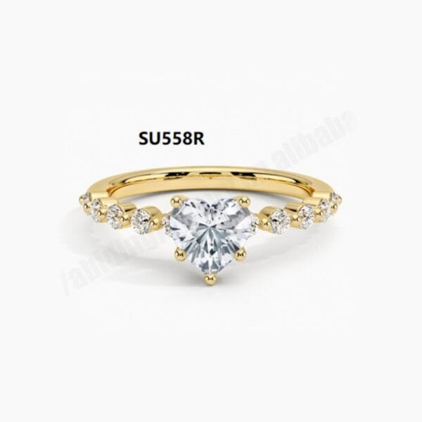 1.0 ct vvs moissanite custom Engagement Ring - Image 8
