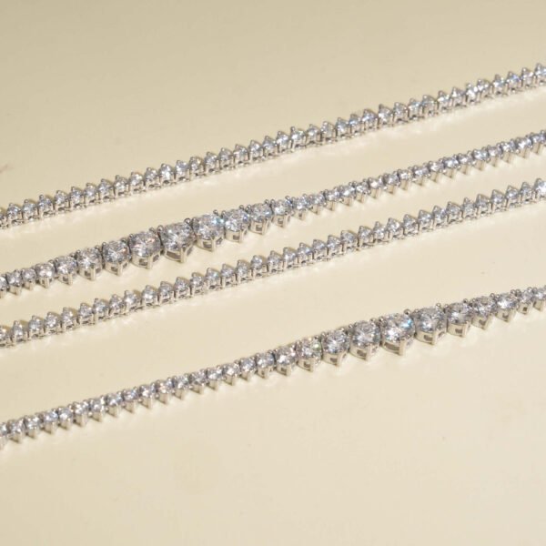 Moissanite Gradient Necklace - Image 4