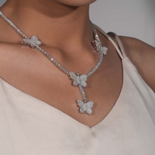Butterfly Tennis Necklace - Image 2