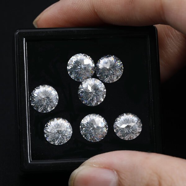 12 Fancy Cut D Color Moissanite Loose Diamonds - Image 3