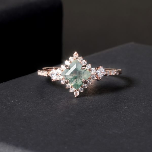 JIEMIIYOU® Fresh and Fashionable Natural Agate Ring - Image 3