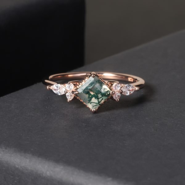 JIEMIIYOU® Fresh and Fashionable Natural Agate Ring - Image 5