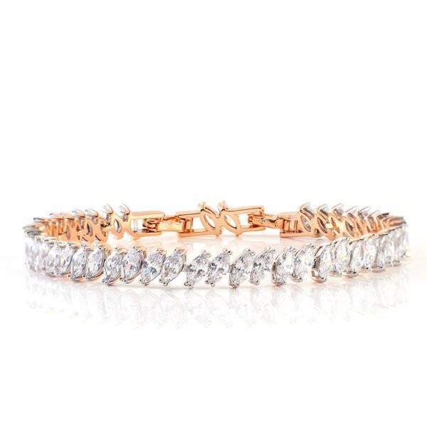 Full Diamond Moissanite Tennis Bracelet - Image 4
