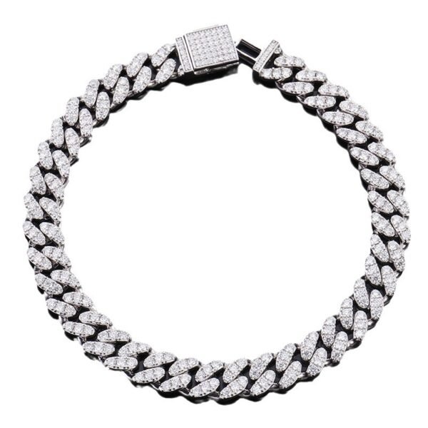 Diamond Full Diamond Moissanite Cuban Chain