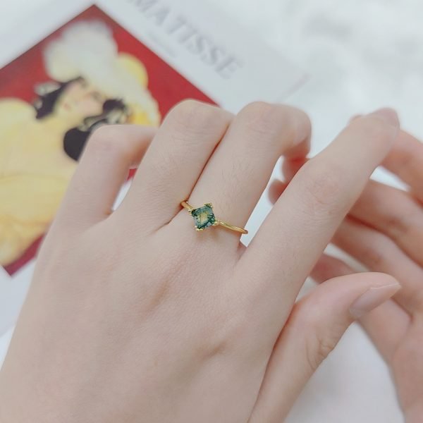JIEMIIYOU® Fresh and Fashionable Natural Agate Ring - Image 2