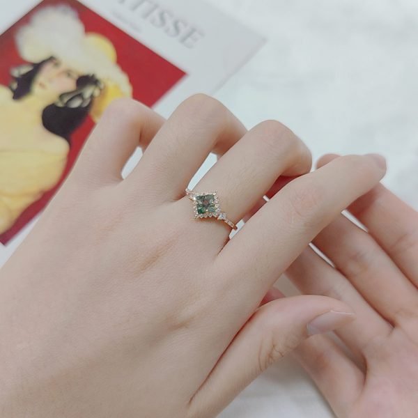 JIEMIIYOU® Fresh and Fashionable Natural Agate Ring - Image 8
