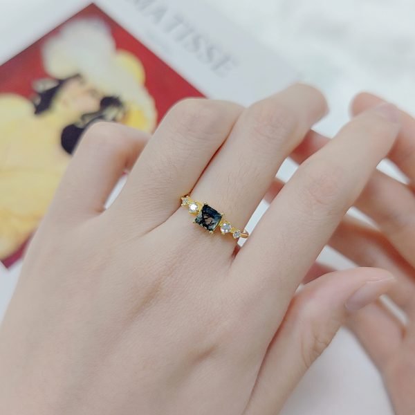 JIEMIIYOU® Fresh and Fashionable Natural Agate Ring - Image 9