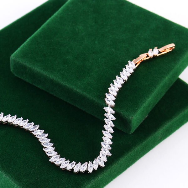 Full Diamond Moissanite Tennis Bracelet - Image 6