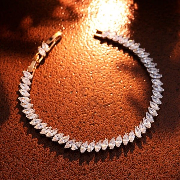 Full Diamond Moissanite Tennis Bracelet - Image 3